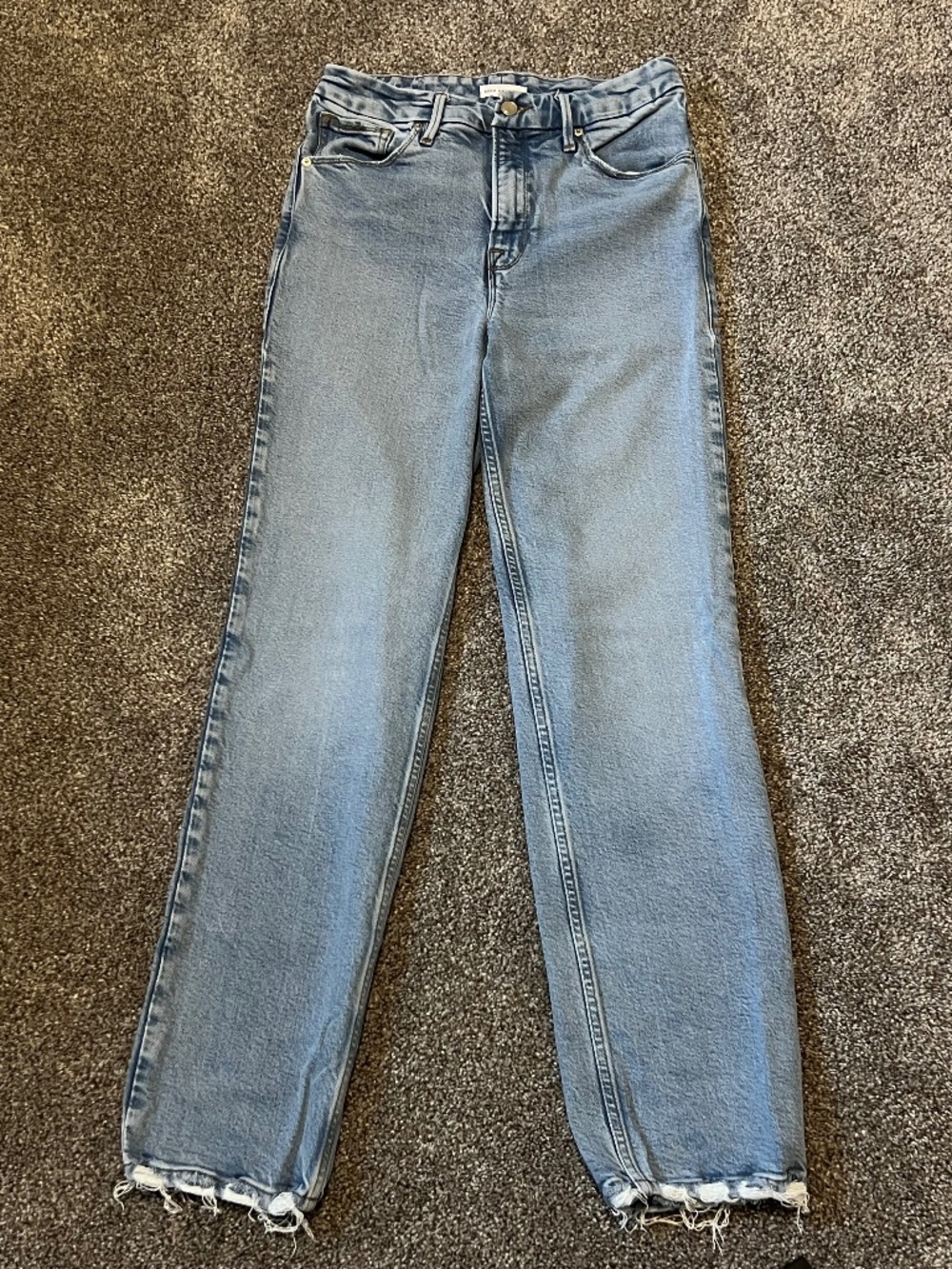 Good American Good Icon Straight Leg Jeans Size 6/28
